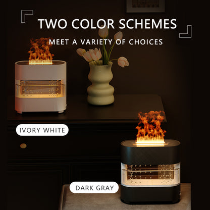 2025 New Products Rain Cloud Fire Humidifier Water Drip Novedades 2024 Rain Water Diffuser Fire Flame Humidifier Aroma Diffuser
