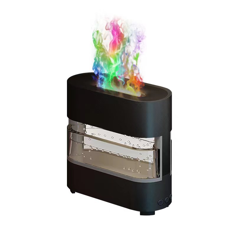2025 New Products Rain Cloud Fire Humidifier Water Drip Novedades 2024 Rain Water Diffuser Fire Flame Humidifier Aroma Diffuser